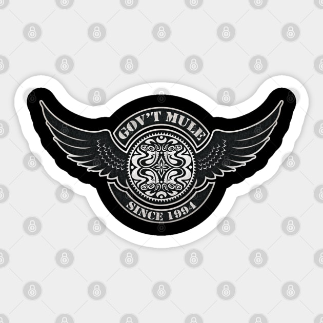 Gov't Mule Since 1994 (textured) Sticker by DA42